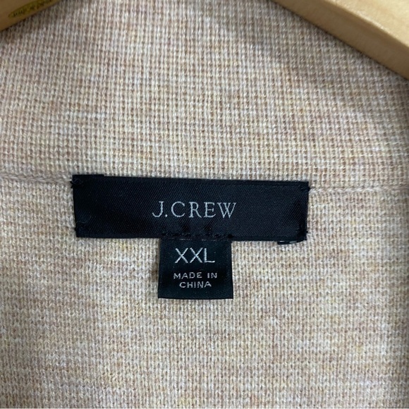 J Crew Ella Open Front Blazer Sweater Cream Long Length AD753 XXL - Picture 2 of 8
